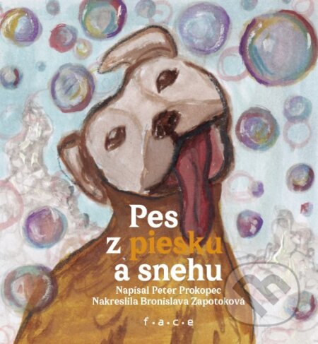 Pes z piesku a snehu