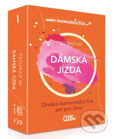 Společenská hra: Prozraď mi: Dámská jízda - karetní hra (mementerra). mementerra