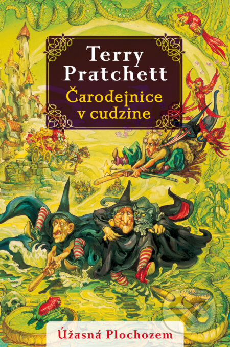 Kniha: Čarodejnice v cudzine (Úžasná Plochozem 12, Čarodejky 3) (Terry Pratchett)