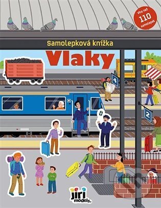 Samolepková knížka Vlaky