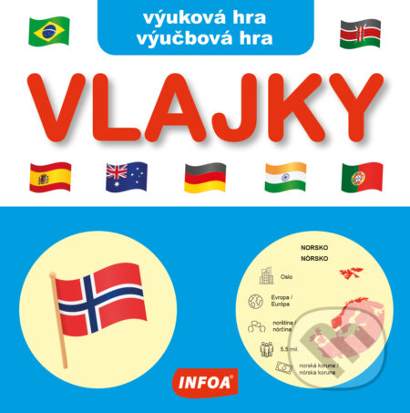 Kniha Výuková hra - VLAJKY / Výučbová hra - VLAJKY