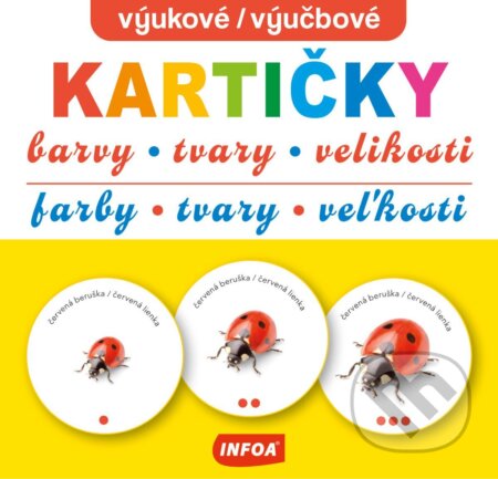 Výukové kartičky - barvy, tvary, velikosti / Výučbové kartičky - farby, tvary, veľkosti - hra z kategorie Vzdělávací hry