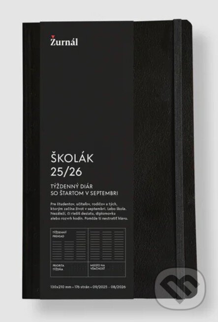 Kniha: Školák - diár na školský rok 2025/26 (Žurnál). Žurnál, 2025