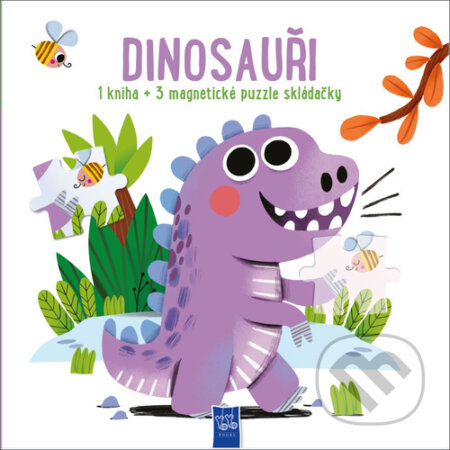 Dinosauři (1 kniha + 3 magnetické puzzle skládačky)