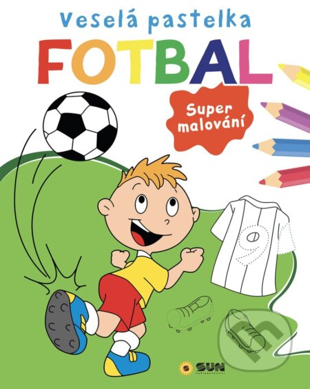 Veselá pastelka Fotbal - Supermalování