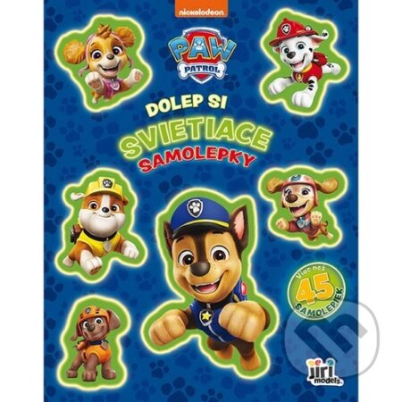 Dolep si svietiace samolepky Labková patrola