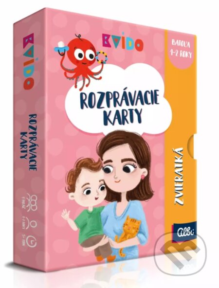 Kvído: Rozprávacie karty - Zvieratká