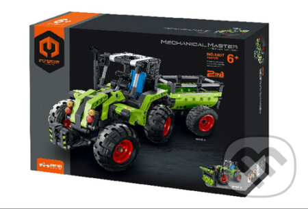 Stavebnice iM.MASTER traktor/traktor s valníkem 2v1 plast - hra z kategorie Stavebnice