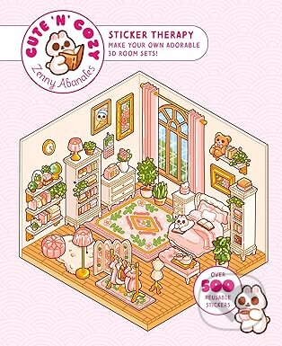 Cute n Cozy Sticker Therapy (Make Your Own Adorable Room Sets! Over 500 Stickers)