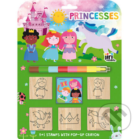 Razítka 5+1 s voskovkou Princezny