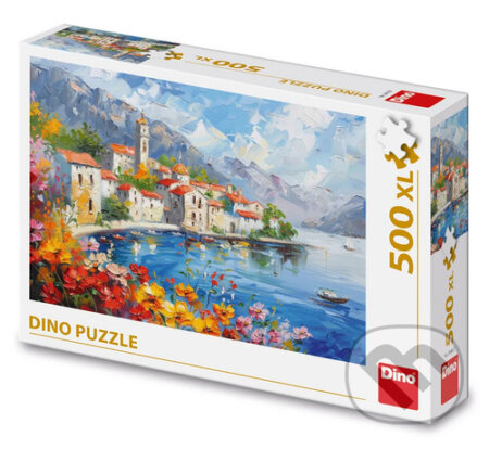 Puzzle: Puzzle 500XL Malovaná zátoka (Dino). Dino, 2025