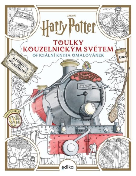 Harry Potter: Toulky kouzelnickým světem - oficiální kniha omalovánek