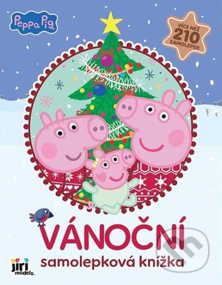 JIRI MODELS Vánoční samolepková knížka Prasátko Peppa