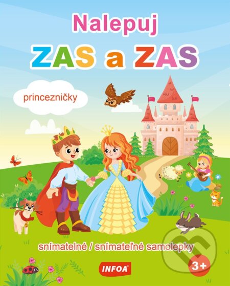 Nalepuj ZAS a ZAS Princezničky - snímatelné / snímateľné samolepky