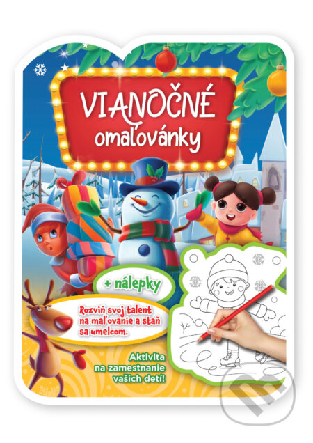 Vianočné omaľovánky (+ nálepky)