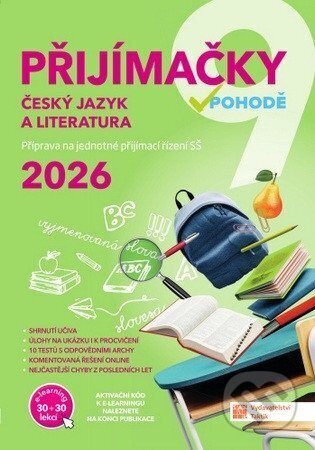 Přijímačky 9 Český jazyk a literatura + E-learning 2026 - kniha z kategorie 2. stupeň