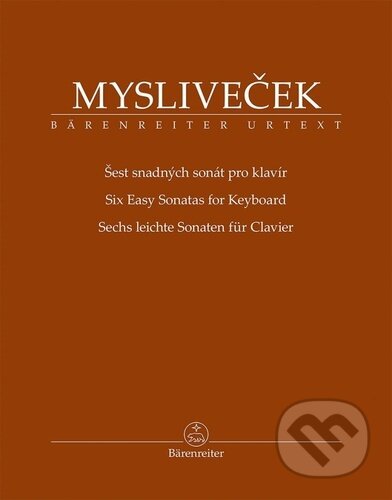 Kniha Šest snadných sonát pro klavír