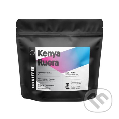 Kávy a čaje: Kenya Ruera natural (Light roast) (Goriffee). Goriffee, 2025