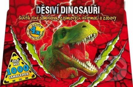 Děsiví dinosauři (Kufřík plný samolepek, zajímavých informací a zábavy)