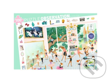 DJECO Vyhledávací puzzle Taneční škola