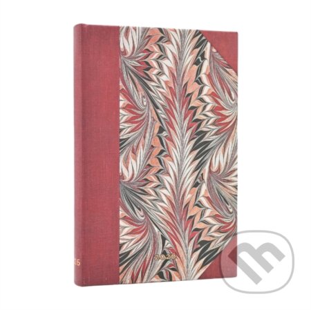 Paperblanks - týždenný diár Rubedo 2026 (mini, verso, elastické zatváranie)
