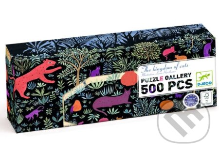 Djeco Puzzle Království koček 500 kusů