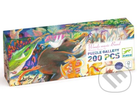 Puzzle Lesní kapela - 200 dílků