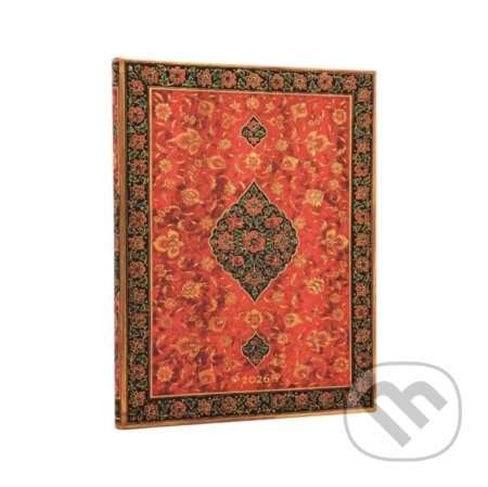 Paperblanks - týždenný diár Layla 2026 (ultra, horizontálny, elastické zatváranie)