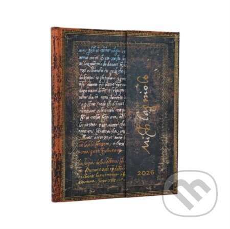 Paperblanks - týždenný diár Michelangelo, Handwriting 2026