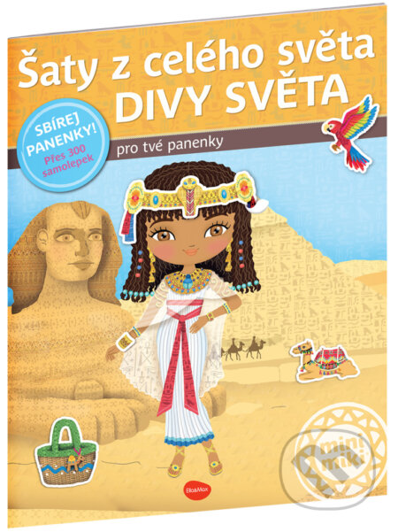Šaty z celého světa Divy světa - Kniha samolepek
