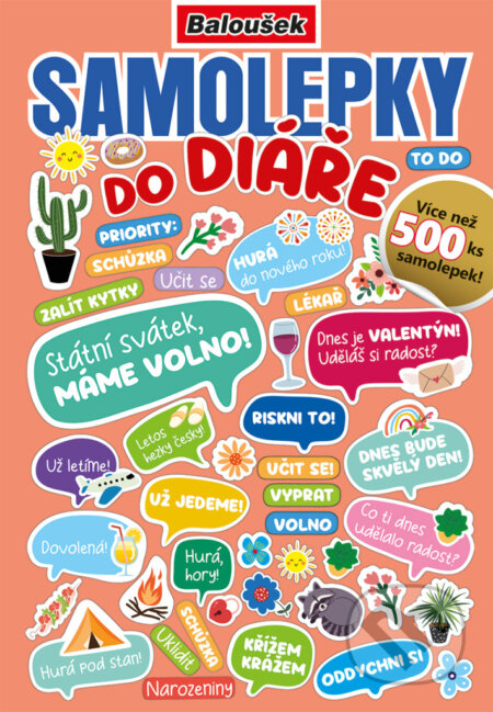 Samolepkový sešit: Samolepky do diáře