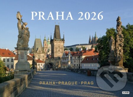 Kalendář 2026 Praha - Prague - Prag - nástěnný