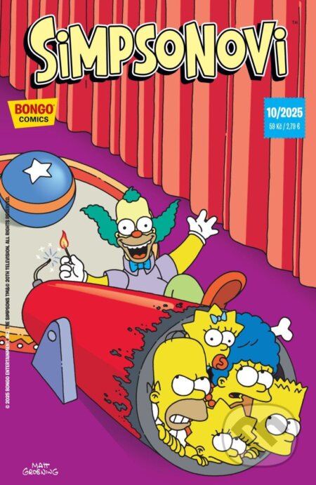 Simpsonovi 10/2025 - neuveden - kniha z kategorie Komiksy
