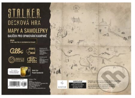 Stalker: sada náhradných samolepiek a máp - hra z kategorie Hry pro náročné