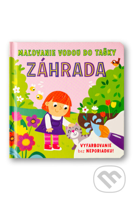 Maľovanie vodou do tašky: Záhrada (Vyfarbovanie bez neporiadku)