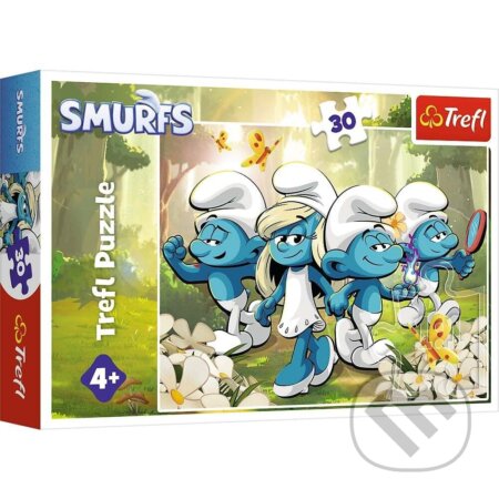 Trefl Puzzle 30 Šmolkovské dobrodružstvá