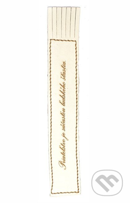 Záložka Priateľstvo je súčasťou ľudského šťastia