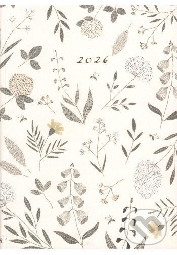 Diár 2026 - lúčne kvety - Lucia Barabasová