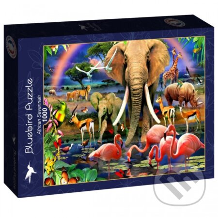 Kniha Puzzle Africká savana