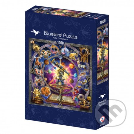 BLUEBIRD Čtvercové puzzle Souhvězdí 1000 dílků