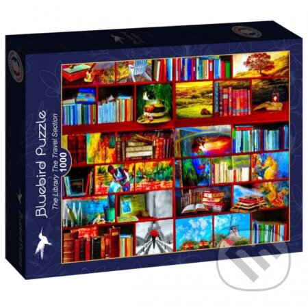 Puzzle Knižnica, oddelenie cestovania