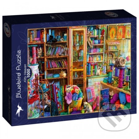 Kniha Puzzle Mačací raj