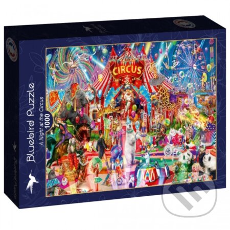 Kniha Puzzle Noc v cirkuse