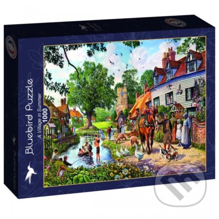Kniha Puzzle Dedina v lete