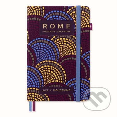 Moleskine - zápisník Luxe City Rome (limitovaná edícia, malý, pevná väzba, čistý / linajkovaný)
