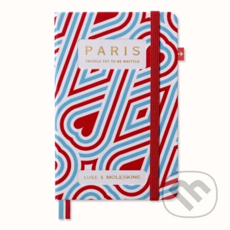 Moleskine - zápisník Luxe City Paris (limitovaná edícia, malý, pevná väzba, čistý / linajkovaný)