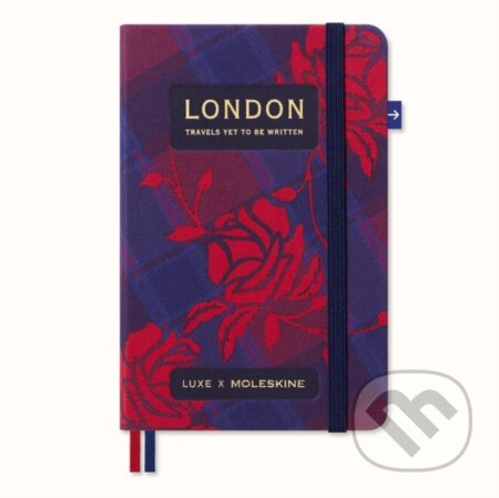 Zápisník Molesline LUXE London - S, čistý/linkovaný