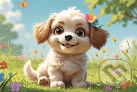 Trefl Puzzle 60 - Byť šteniatkom - puzzle z kategorie 15 - 60 dílků