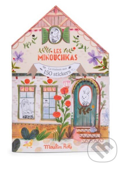Knížka se samolepkami Les Minouchkas od Moulin Roty