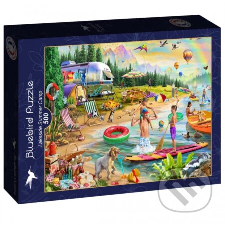 Kniha Puzzle Letný tábor Lakeside